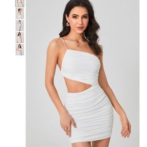 One Shoulder Cutout Dress